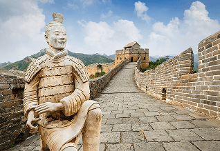 Almoço privativo na Grande Muralha da China